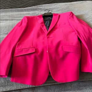 Express Black and Pink Blazer suit